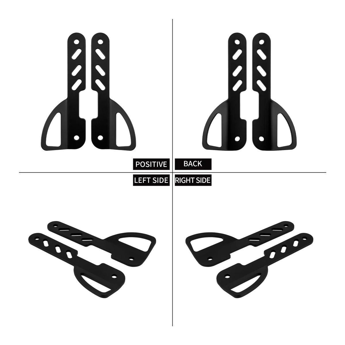 Supports d'arrimage avant chromés pour Harley-Davidson Touring - vue 4