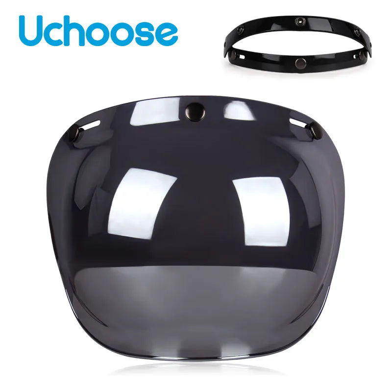 Visière bulle fumée relevable pour casque de moto - vue 29
