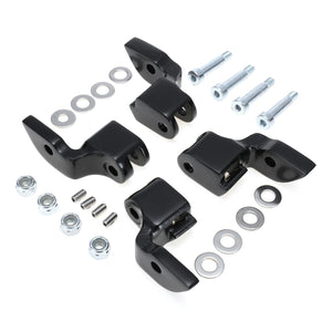 Supports de déport des marchepieds conducteur pour Harley-Davidson Softail Heritage Classic, Fat Boy, Deluxe, Cross Bones, Springer 2000-2017 – photo 1/7