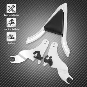Dossier Passager Amovible (Sissy Bar) Chromé - Harley-Davidson Touring 2009-2022 – photo 4/7