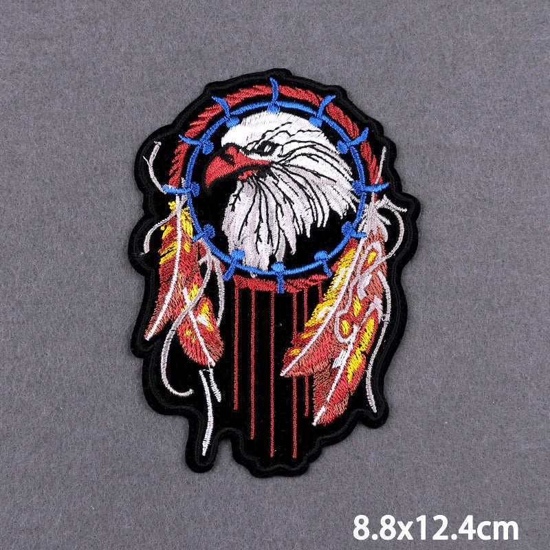 Écusson brodé Live To Ride motard punk à coudre ou repasser sur veste - vue 27