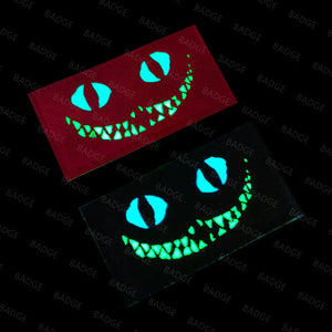 Écusson tactique phosphorescent yeux de chat - vue 4