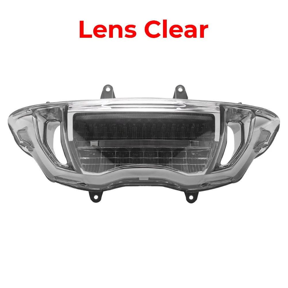 Phare LED avant noir sur Harley Road Glide CVO - vue 7