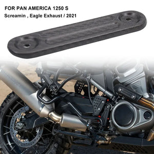 Insert de Bouclier d'Échappement en Carbone pour Harley Pan America 1250 S – photo 1/6