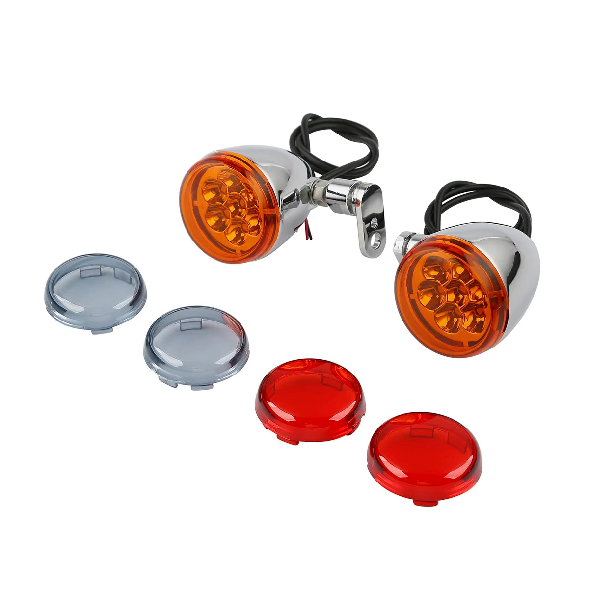 Clignotants LED bullet pour Harley Sportster Dyna Softail - vue 7