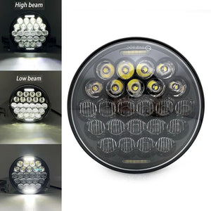 Phare LED noir 5,75 pouces avec feu de jour 40W pour Harley Sportster 883 et XL883 - vue 14