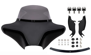 Carénage batwing avec pare-brise fumé pour Harley-Davidson Fat Boy - vue 7