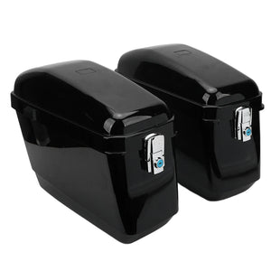 Sacoches Rigides Moto 45L Étanches avec Clés et Kit de Fixation - vue 2