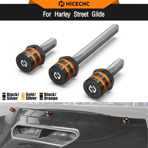 Vis de Fixation de Pare-Brise (Spikes) Aluminium - Harley-Davidson Street Glide 2014-2023 – photo 1/9