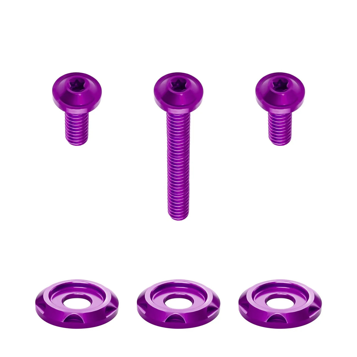 Vis de pare-brise colorées en aluminium pour Harley Touring - vue 6