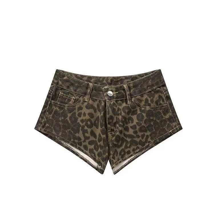 Short simili cuir noir taille basse style rétro Y2K - vue 6