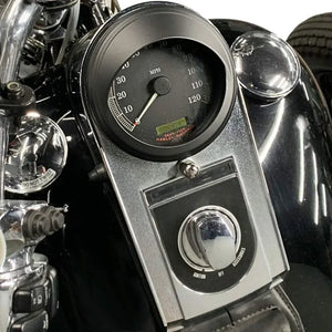 Visière de compteur 5 pouces pour Harley Softail - vue 2