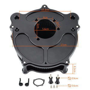 Kit filtre à air tête de mort pour Harley - vue 2