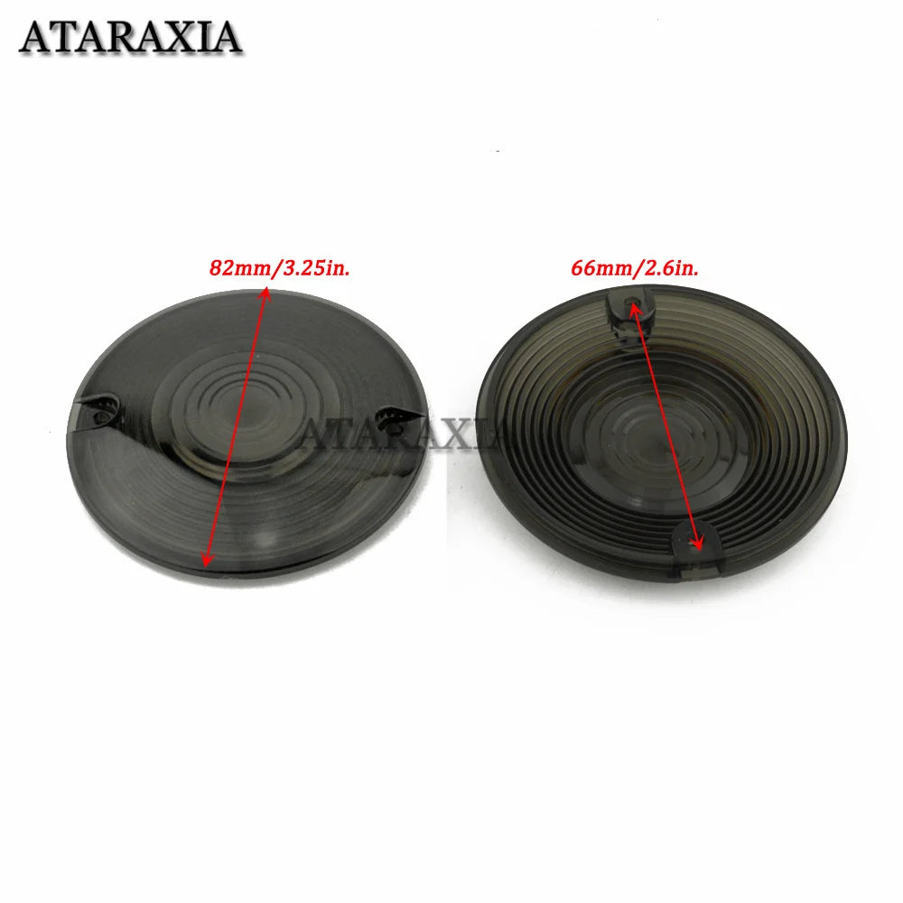 Cabochons de clignotants fumés pour Harley Touring - vue 3