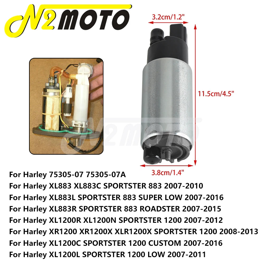 Pompe à essence avec kit pour Harley Sportster - vue 2