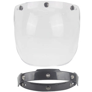 Écran solaire bulle rétro pour casque moto - vue - vue 9