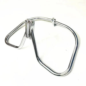 Arceau chromé de protection de sacoche sur Harley Softail - vue 5