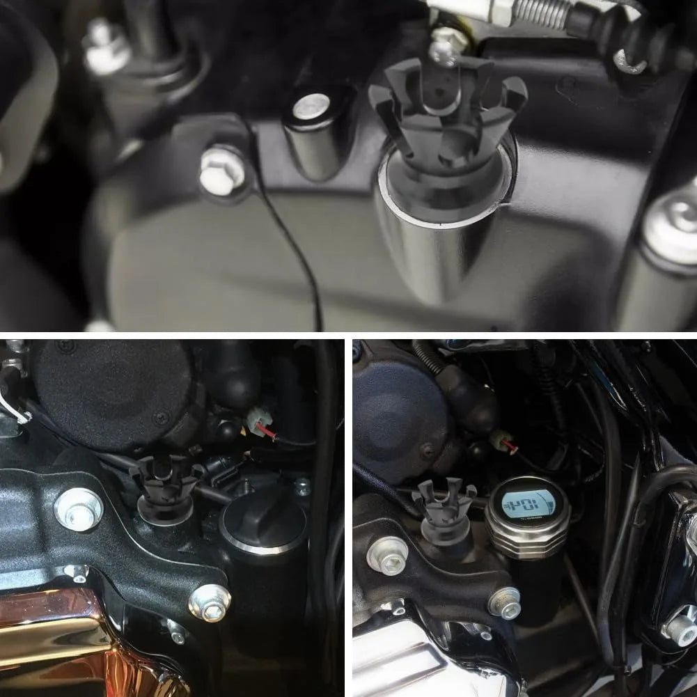 Bouchon-jauge d'huile de boîte pour Harley Dyna Softail Touring - vue 2