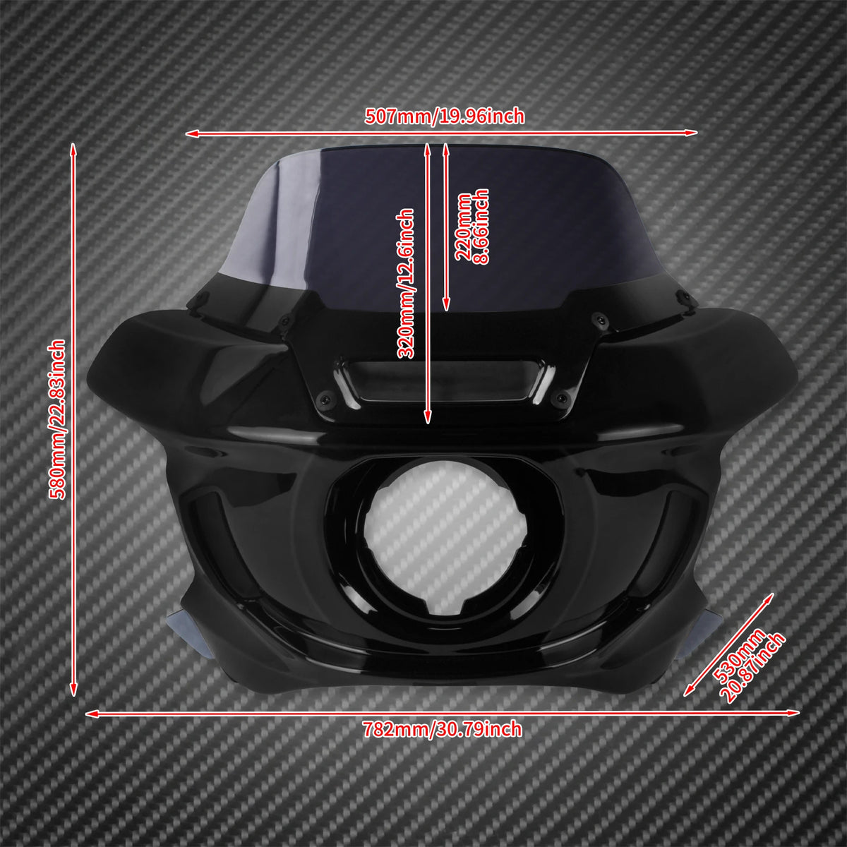 Carénage de Phare Avant pour Harley Softail 2018+ et Low Rider ST/EL Diablo 2022-2025 - vue 5