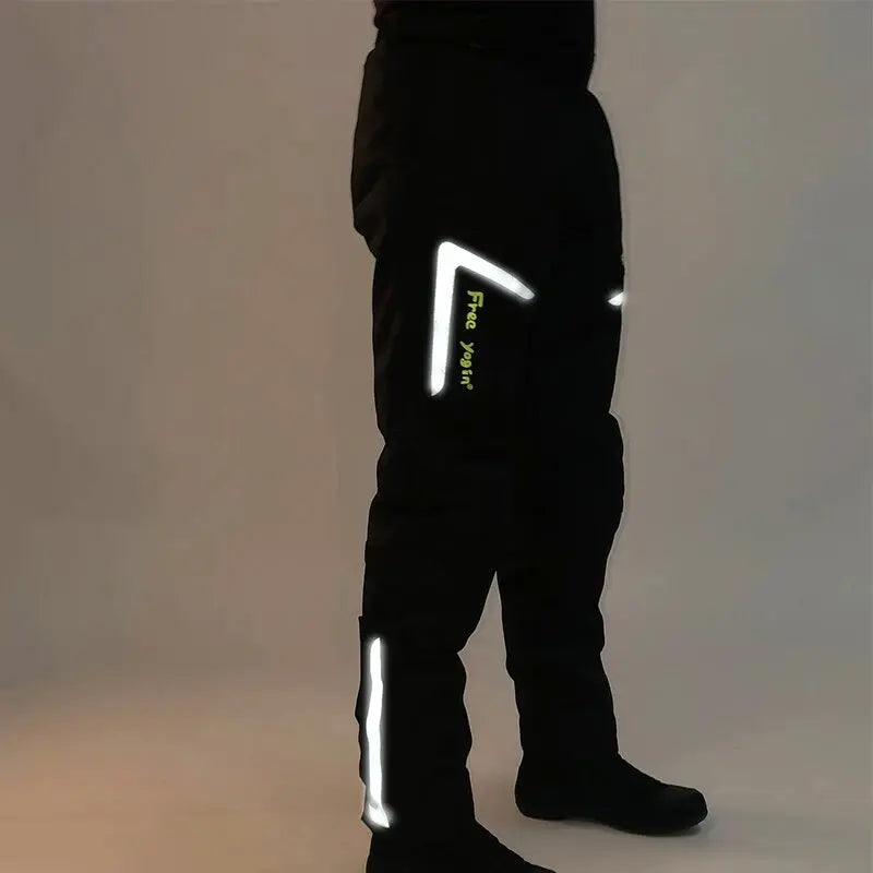 Surpantalon moto noir coupe-vent enfilage rapide - vue 6