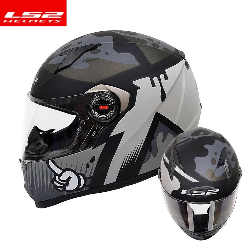 Casque intégral LS2 FF358 noir - vue 4