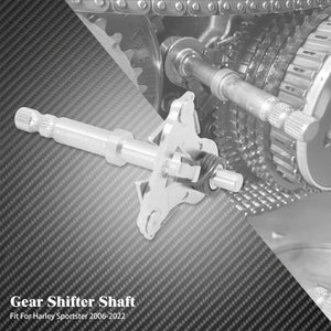 Arbre de sélecteur de vitesses chromé pour Harley-Davidson Sportster XL 1200/883, Seventy-Two, Forty-Eight & Nightster Custom (2006 et +) – photo 7/7