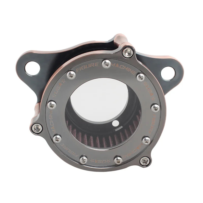 Kit filtre à air complet cuivré pour Harley Sportster XL 883 1200 - vue 3