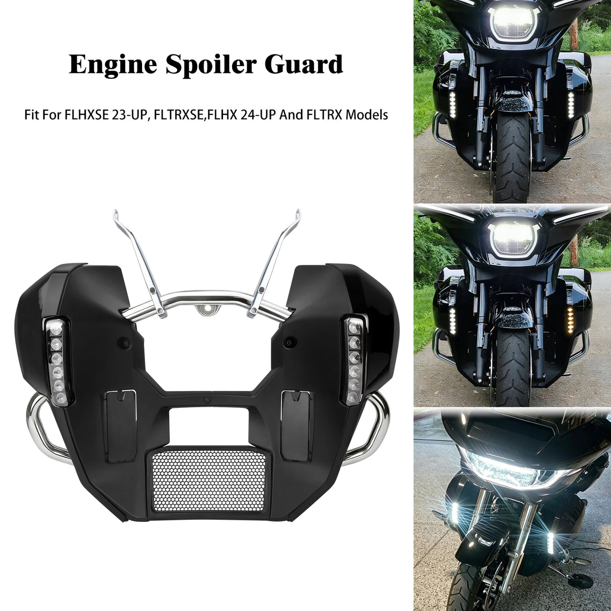 Kit de carénages inférieurs pour moto Harley Touring - vue 1