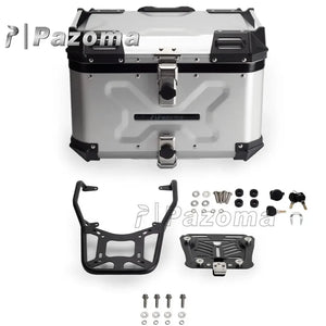 Top case en aluminium noir avec doublure pour Harley Pan America - vue 2