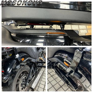 Kit de fixation CNC pour sacoches rigides Harley Softail Low Rider ST / Sport Glide - vue 6