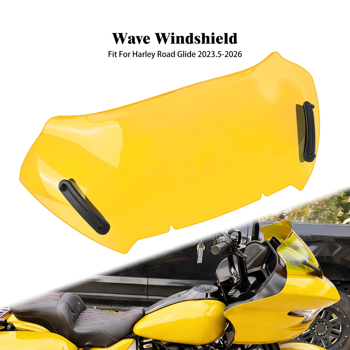 Pare-brise vague pour Harley-Davidson Touring Road Glide - vue 11