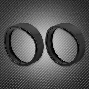 Anneaux de Finition Chromés pour Feux Additionnels 4,5" - Harley-Davidson Touring – photo 6/9