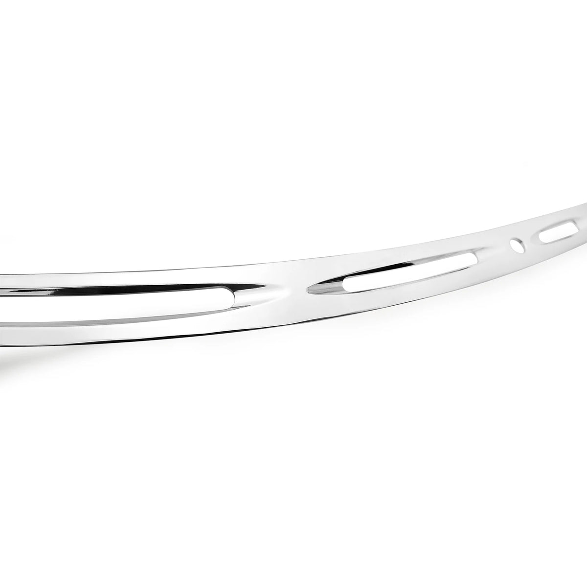 Garniture de pare-brise en acier inoxydable poli pour Harley-Davidson Touring - vue 5