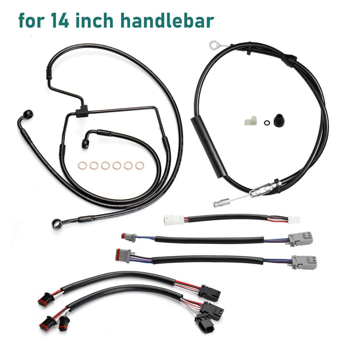 Kit de Câbles Rallongés pour Guidon - Harley-Davidson Touring 2021-2023 (Sans ABS) – photo 8/10