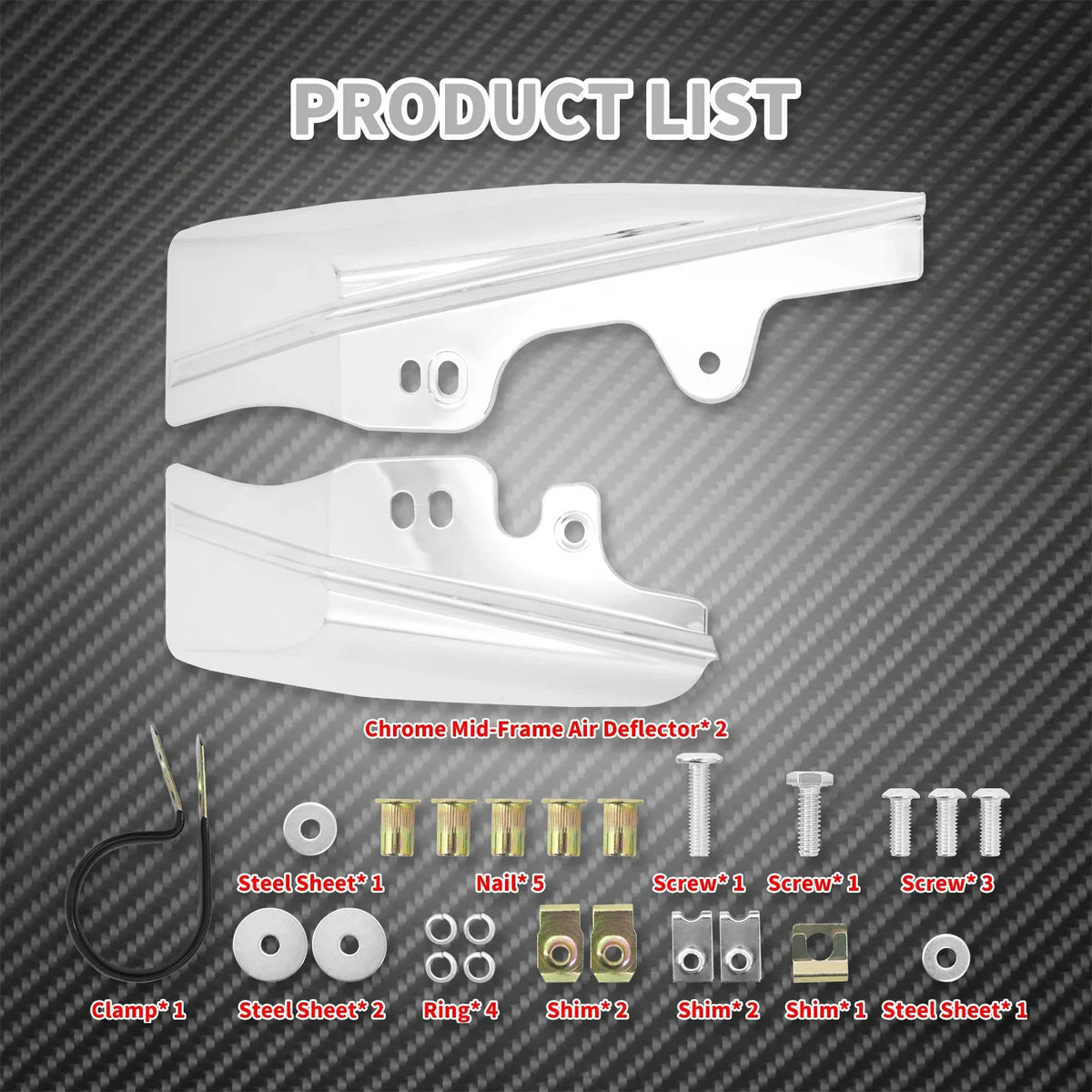 Anneaux de Finition Type Visière pour Clignotants Plats (2 pièces) - Harley-Davidson Touring, Softail FL, Road King – photo 13/15