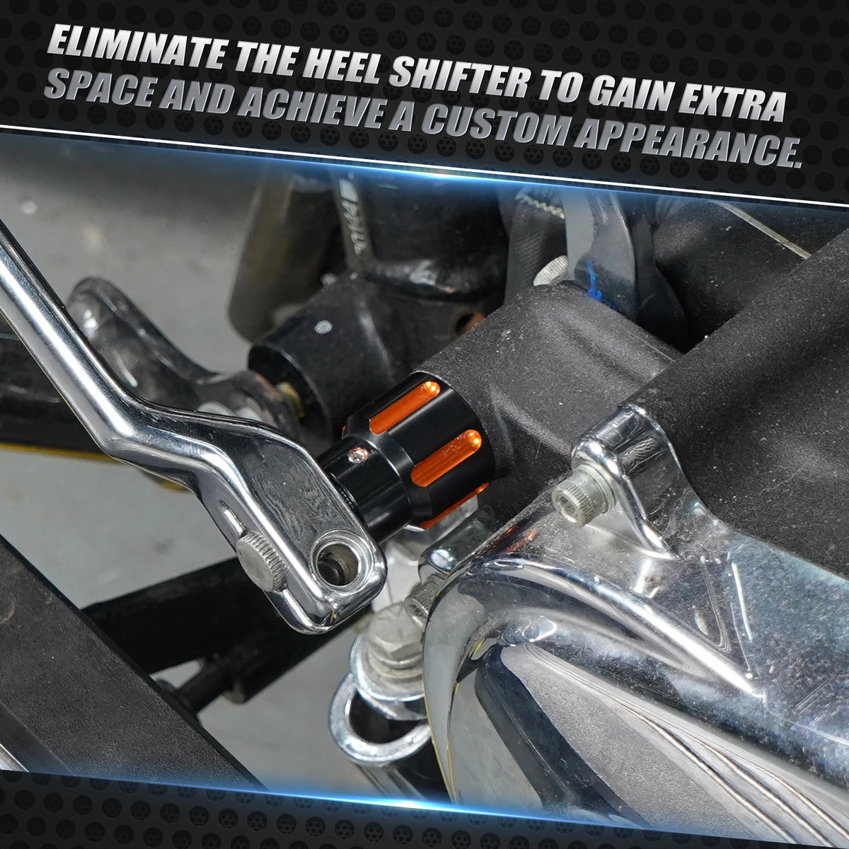 Cache de suppression du sélecteur talon pour Harley Touring - vue 2