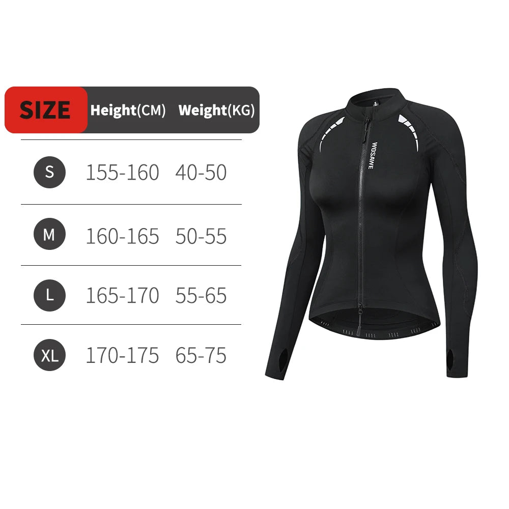 Blouson moto femme WOSAWE noir doublure chaude - vue 9
