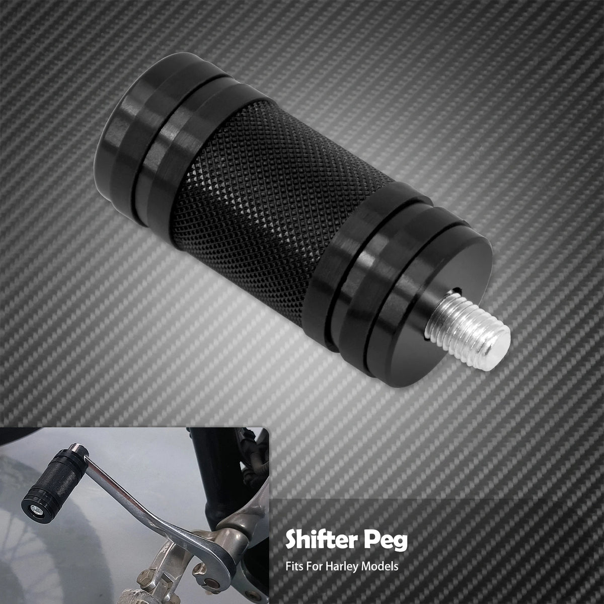Repose-pieds Sélecteur (Shifter Peg) - Harley-Davidson Touring, Sportster, Dyna, Softail – photo 7/7