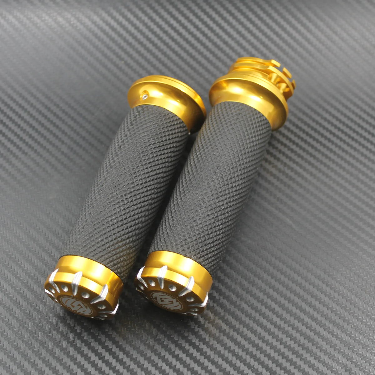 Poignées de guidon aluminium CNC pour Harley Sportster Dyna Softail - vue 3