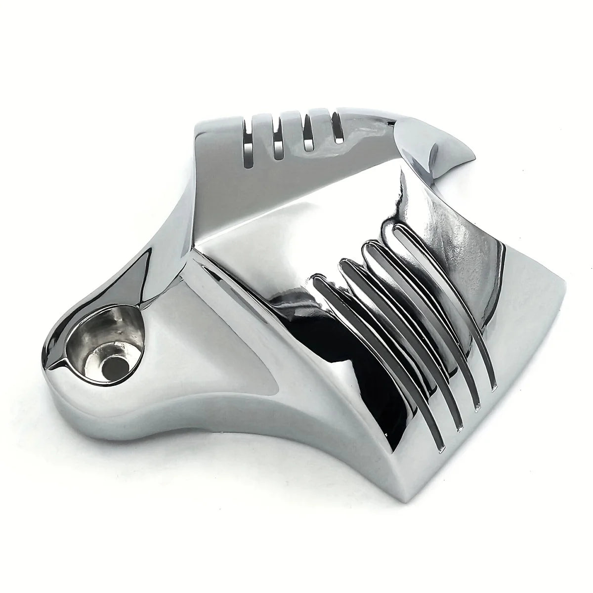 Cache de klaxon aluminium pour Harley Big Twin - vue 2
