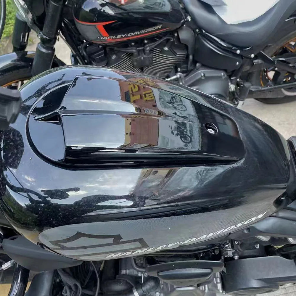 Console de réservoir avec prise d'air (Dash Fuel Console) noir brillant - Harley-Davidson Nightster 975 2022-2024 – photo 4/6