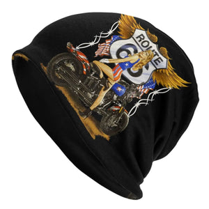 Bonnet tricoté biker Route 66 pour l'hiver - vue 22