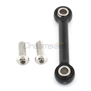 Biellette stabilisatrice de moteur CNC noire - Harley Sportster XL 883/1200 (2004-2024) – photo 1/6