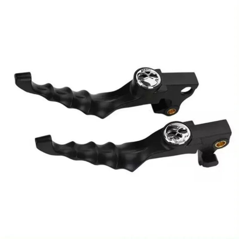 Leviers de frein et d'embrayage design tête de mort pour Harley Sportster 1200/883 2004-2015 – photo 5/6