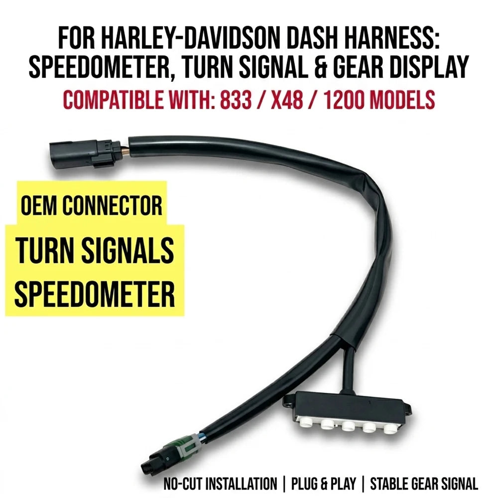 Faisceau de compteur pour Harley Sportster - vue 1