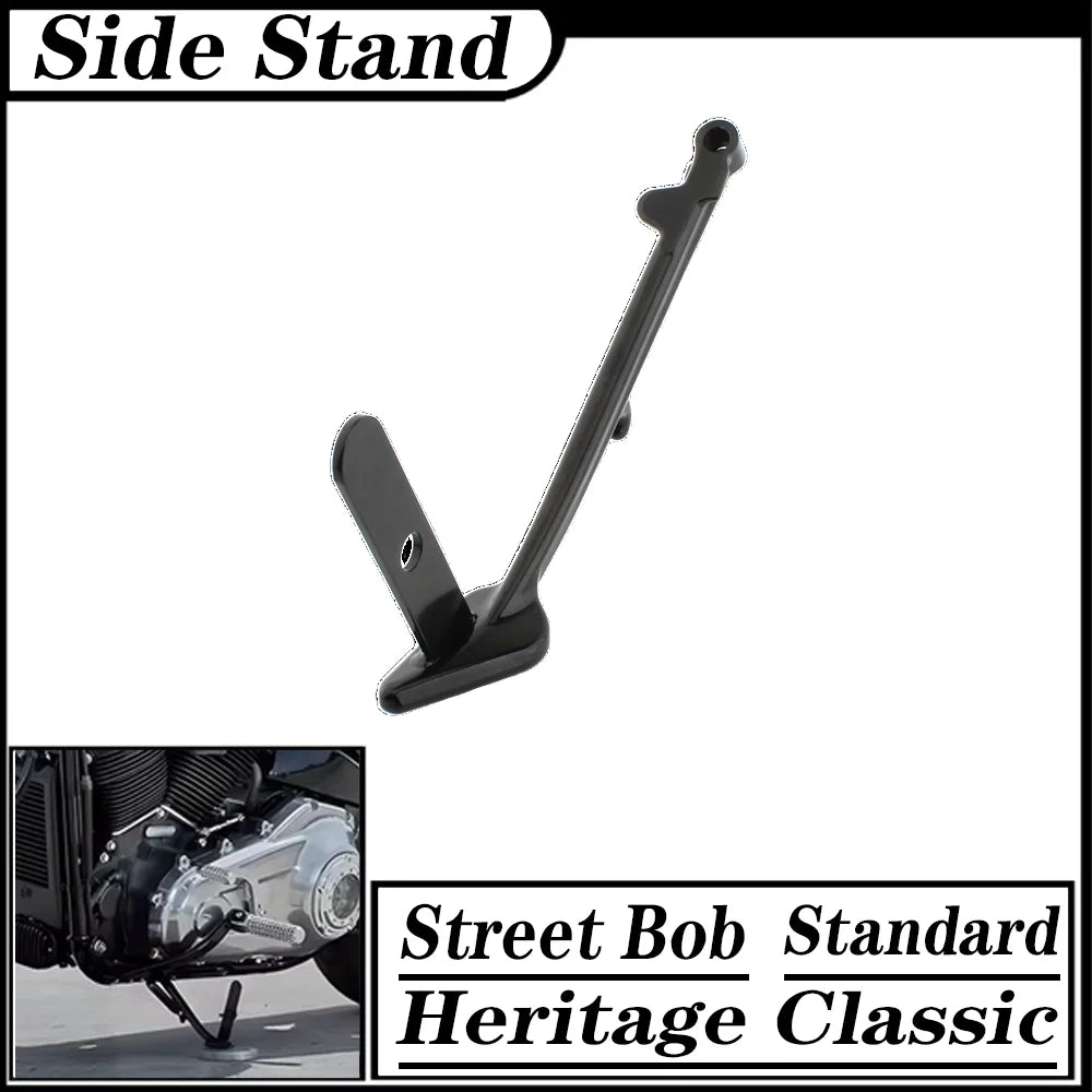 Béquille Latérale Renforcée - Harley-Davidson Softail Standard, Heritage Classic, Street Bob – photo 3/6