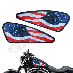 Autocollant décoratif drapeau sur réservoir de Harley Sportster - vue 2