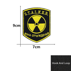 Écusson tactique brodé Stalker Team, fixation velcro ou thermocollante - vue 3