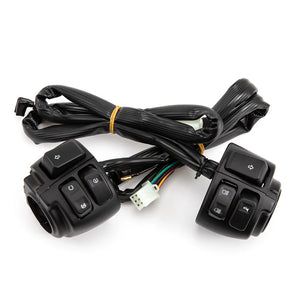 Commodos de guidon pour Harley Softail Dyna Sportster - vue 1