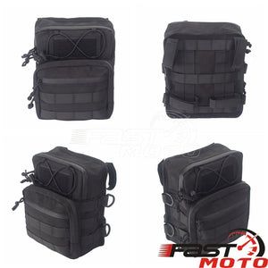 Sacoche cavalière noire en nylon balistique pour moto Harley-Davidson - vue 5
